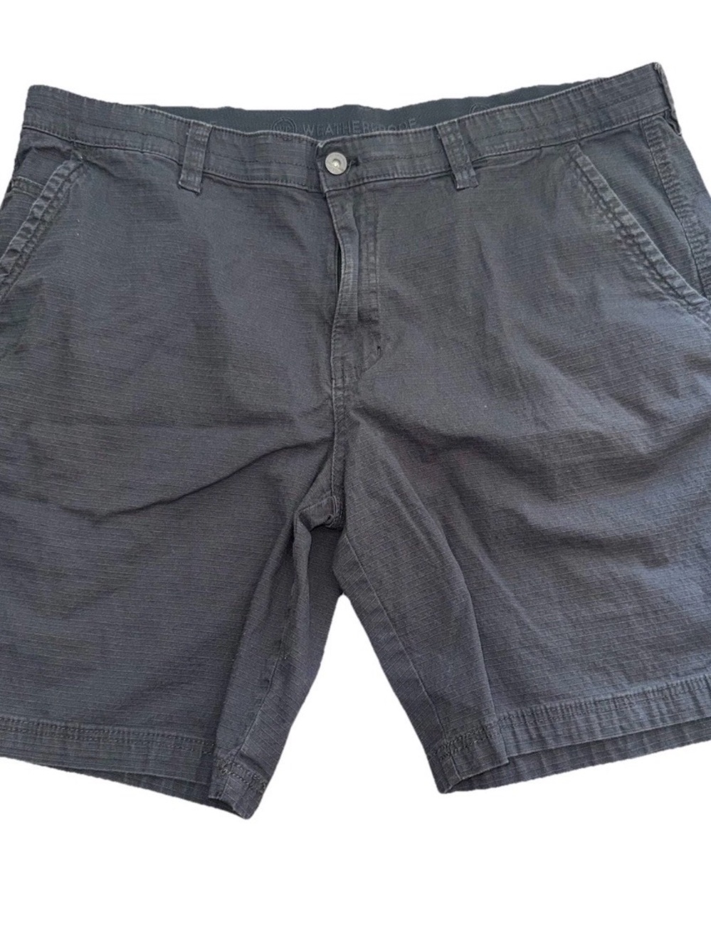 Weatherproof Flex Shorts Mens 40 Gray Utility Trail Outdoor Hiking Ripstop